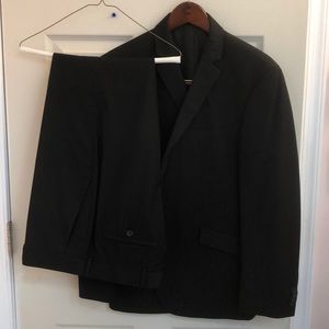 Kenneth Cole Reaction Black pin stripe Suit.